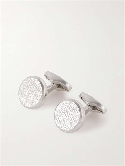 burberry cuff links|Burberry silver cufflinks.